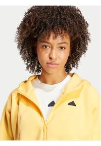 Adidas - adidas Bluza Z.N.E. IS3940 Żółty Loose Fit. Kolor: żółty. Materiał: bawełna, syntetyk #5
