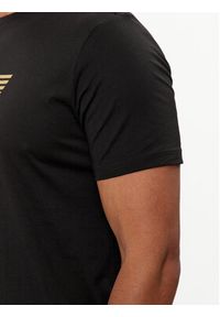 EA7 Emporio Armani T-Shirt 3DPT08 PJM9Z 1200 Czarny Regular Fit. Kolor: czarny. Materiał: bawełna