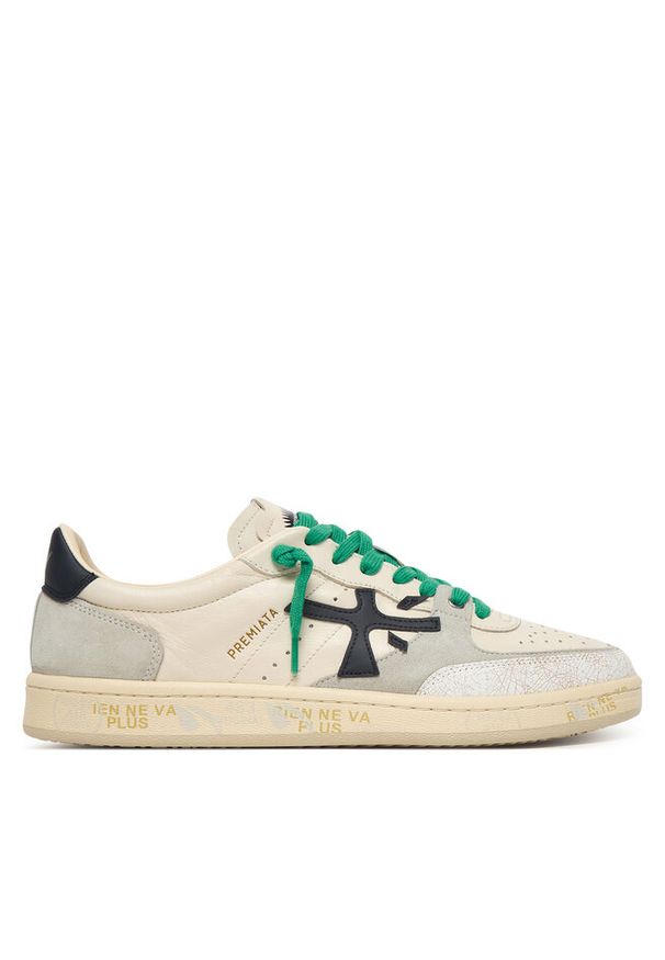 Sneakersy Premiata. Kolor: beżowy