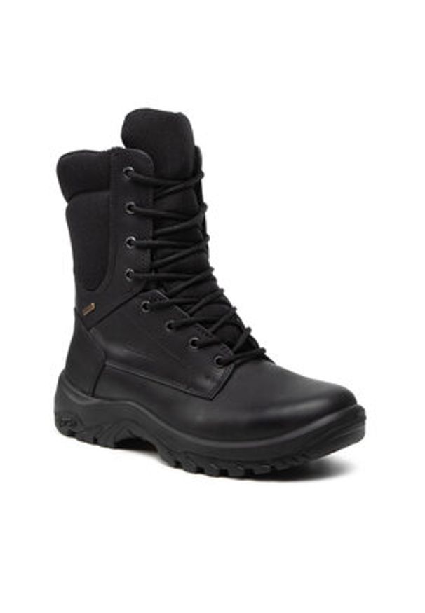 Grisport Trapery 11483M19KE Czarny. Kolor: czarny. Materiał: skóra