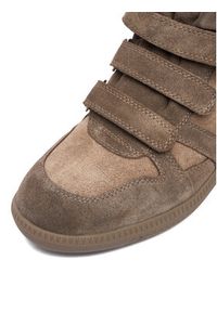Badura Sneakersy EO-IVI-LT1885-2N Brązowy. Kolor: brązowy. Materiał: zamsz, skóra #3