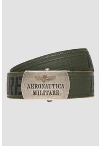 Aeronautica Militare - AERONAUTICA MILITARE Zielony bawełniany męski pasek, Rozmiar S. Kolor: zielony. Materiał: bawełna. Styl: casual, sportowy #1