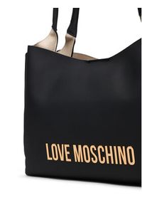 Love Moschino - LOVE MOSCHINO Torebka JC4107PP1OKD0000 Czarny. Kolor: czarny. Materiał: skórzane #4