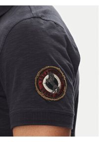 Aeronautica Militare Polo 251PO1865J680 Granatowy Regular Fit. Typ kołnierza: polo. Kolor: niebieski. Materiał: bawełna