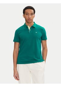 Tom Tailor Polo 1031006 Zielony Regular Fit. Typ kołnierza: polo. Kolor: zielony. Materiał: bawełna