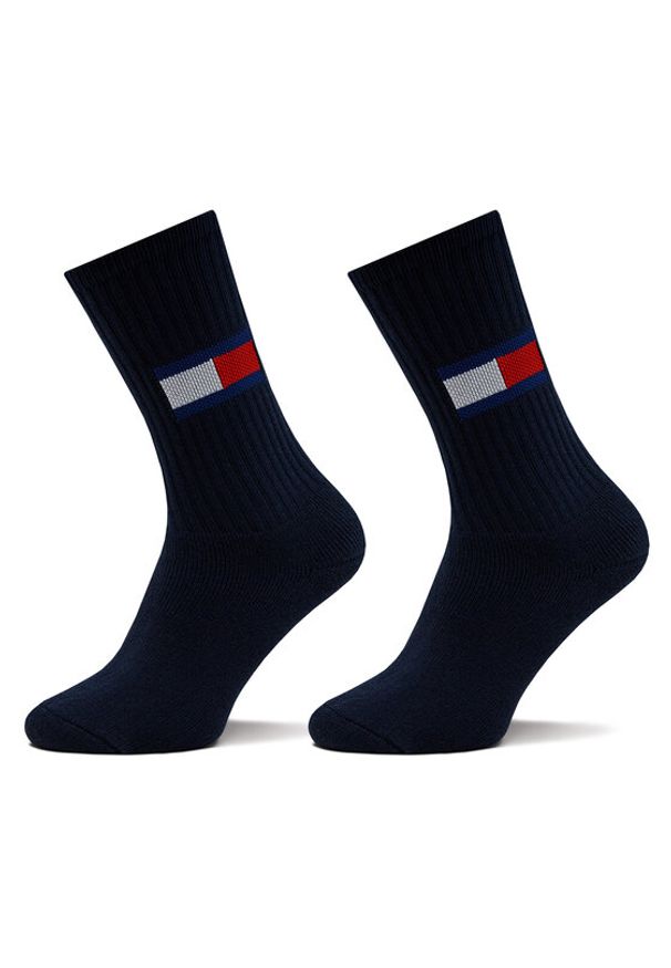 Tommy Jeans Skarpety długie 701228222 Granatowy. Kolor: niebieski. Materiał: bawełna
