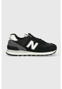 New Balance sneakersy U574KN2 kolor czarny U574KN2-KN2. Nosek buta: okrągły. Kolor: czarny. Materiał: guma. Model: New Balance 574 #1