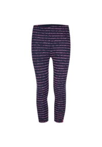 Adidas - Legginsy Dziecięce Banu 116 - Komfort i Styl w Miękkiej Bawełnie. Kolor: fioletowy, wielokolorowy, różowy. Materiał: bawełna. Styl: sportowy #1