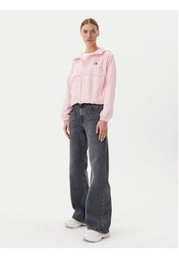 Tommy Jeans Wiatrówka Essential DW0DW20672 Różowy Relaxed Fit. Kolor: różowy. Materiał: syntetyk #6