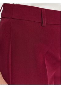 Maryley Spodnie materiałowe 23IB52Z/41GI Bordowy Regular Fit. Kolor: czerwony. Materiał: materiał, syntetyk