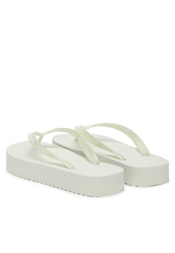 Calvin Klein Japonki Flatform Flip Flop Met Tpu HW0HW03120 Błękitny. Kolor: niebieski. Materiał: syntetyk