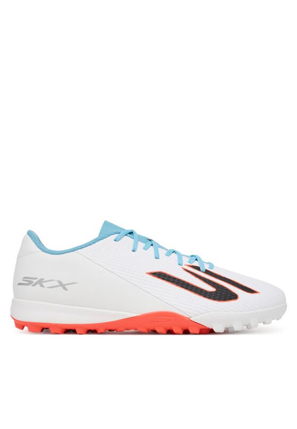 skechers - Skechers Buty do piłki nożnej Gold Tf 252124 WTQP Biały. Kolor: biały. Materiał: skóra
