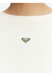 Roxy Longsleeve ERJKT04364 Biały Slim Fit. Kolor: biały. Długość rękawa: długi rękaw #3