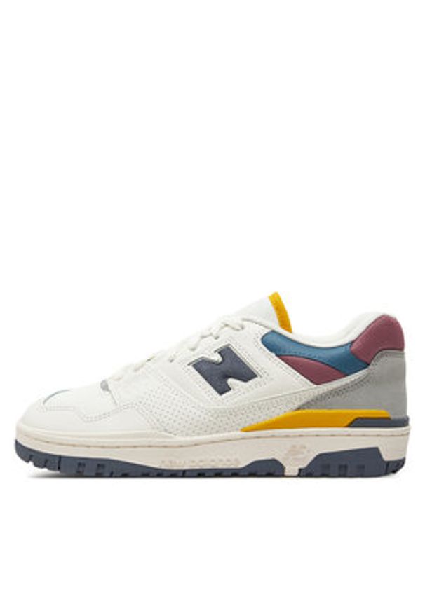 New Balance Sneakersy BB550PGB Écru. Materiał: materiał
