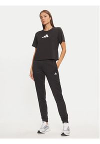Adidas - adidas Koszulka techniczna Train Essentials Big Logo JG8614 Czarny Regular Fit. Kolor: czarny. Materiał: syntetyk #4