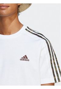 Adidas - adidas T-Shirt Essentials Single Jersey 3-Stripes T-Shirt IC9343 Biały Regular Fit. Kolor: biały. Materiał: bawełna