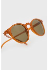 Vero Moda okulary przeciwsłoneczne damskie kolor brązowy. Kształt: okrągłe. Kolor: brązowy