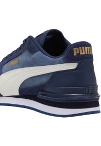 Buty Puma St Runner v4 Sd 399665 05 niebieskie. Okazja: na co dzień. Zapięcie: sznurówki. Kolor: niebieski. Materiał: guma, syntetyk, zamsz, skóra. Szerokość cholewki: normalna #2