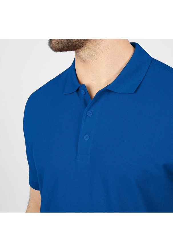 Polo Jako Organic. Typ kołnierza: polo. Kolor: niebieski. Materiał: materiał. Sport: piłka nożna