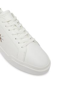 Calvin Klein Sneakersy Chunky Cupsole Laceup Lth YM0YM01344 Biały. Kolor: biały. Materiał: skóra #4