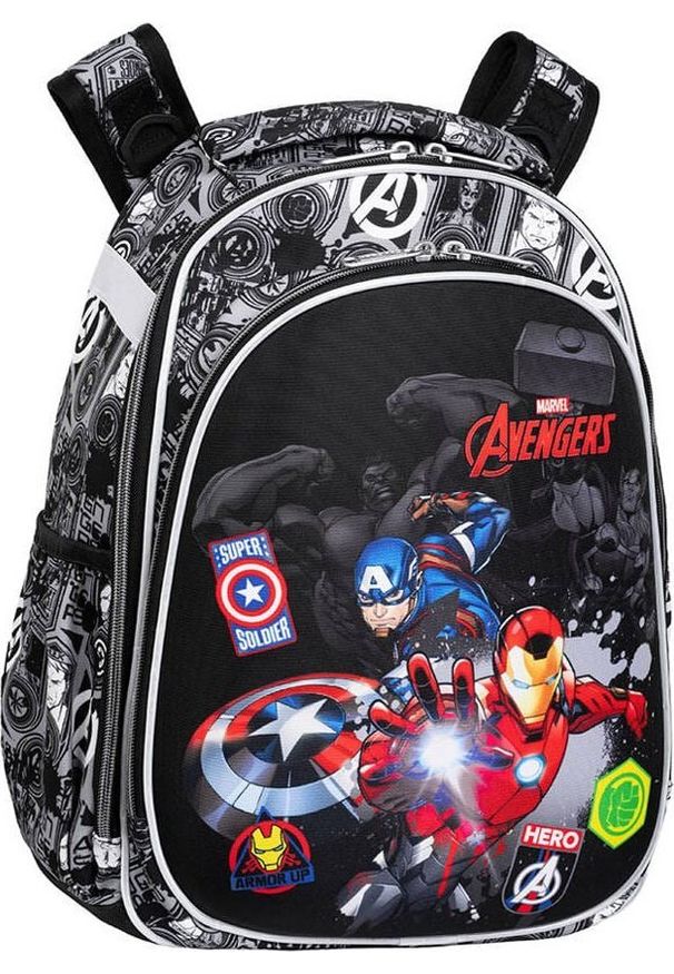 Coolpack - DISNEY CORE - TURTLE - PLECAK MŁODZIEŻOWY - AVENGERS. Wzór: motyw z bajki. Styl: młodzieżowy