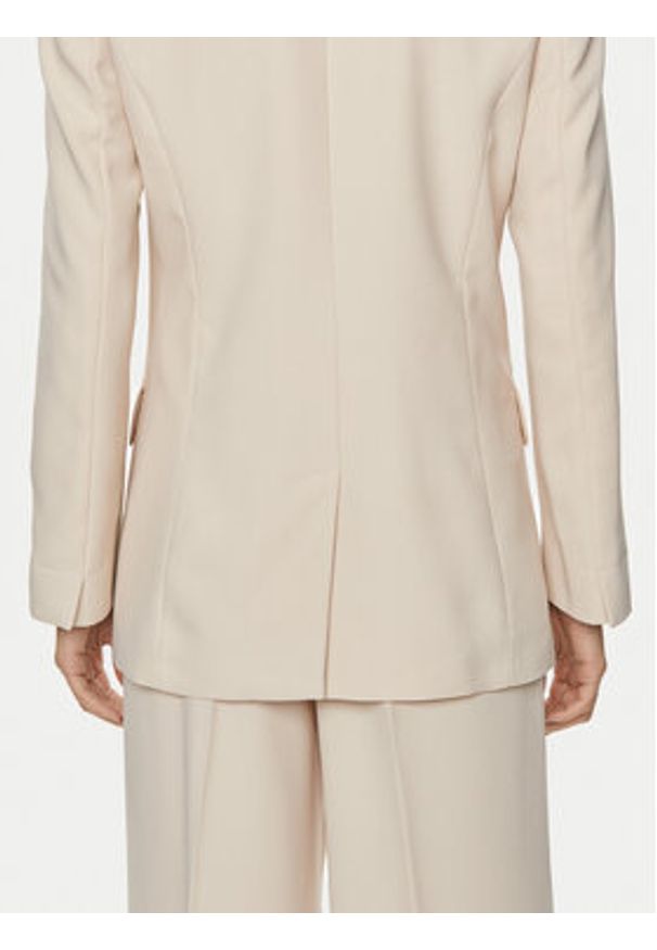 MAX&Co. Marynarka Oboe 24180410 Beżowy Regular Fit. Kolor: beżowy. Materiał: syntetyk