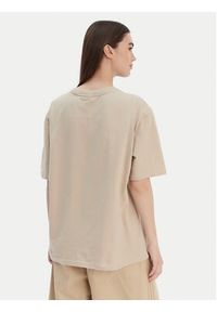 Adidas - adidas T-Shirt Essentials Boyfriend KD1368 Beżowy Oversize. Kolor: beżowy. Materiał: bawełna #4