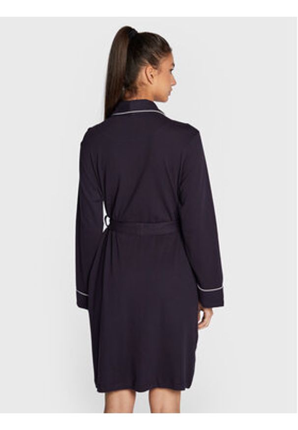 Lauren Ralph Lauren Szlafrok I814193 Granatowy. Kolor: niebieski. Materiał: bawełna