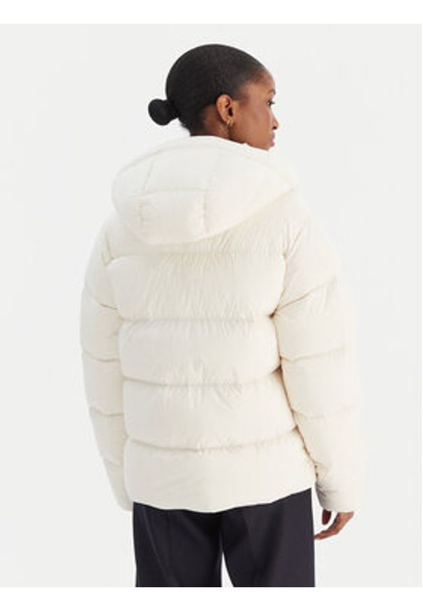 TOMMY HILFIGER - Tommy Hilfiger Kurtka puchowa WW0WW45739 Écru Regular Fit. Kolor: kremowy. Materiał: syntetyk