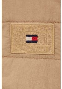 TOMMY HILFIGER - Tommy Hilfiger kurtka męska kolor beżowy przejściowa. Okazja: na co dzień. Kolor: beżowy. Styl: casual #4