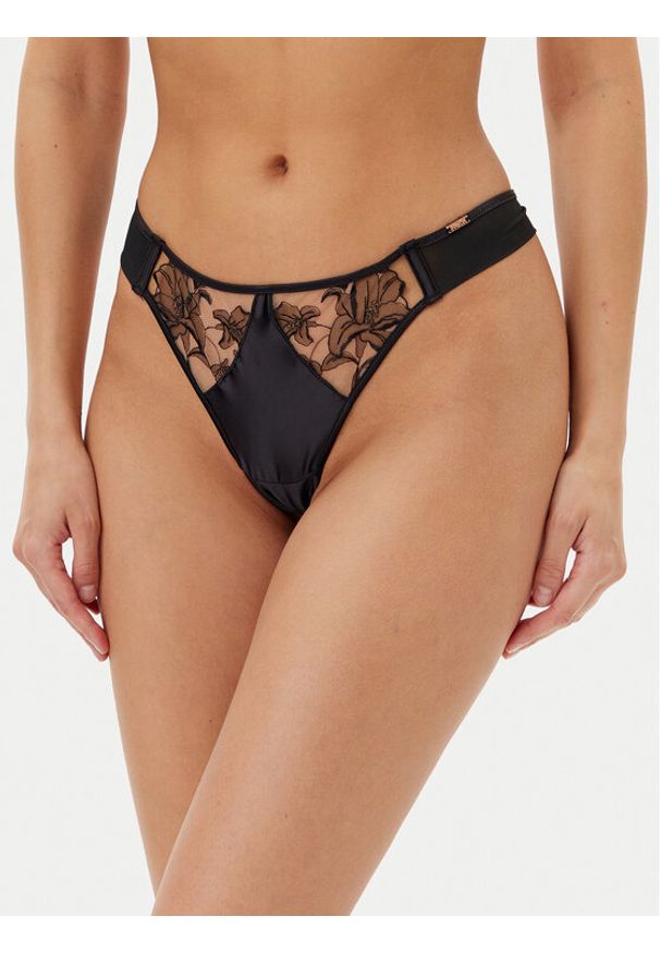 Hunkemöller Stringi Anouk 300949 Czarny. Kolor: czarny. Materiał: syntetyk