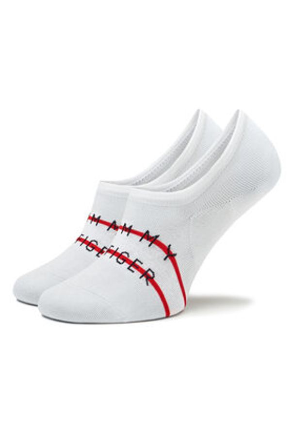 TOMMY HILFIGER - Tommy Hilfiger Zestaw 2 par stopek męskich 701222189 Biały. Kolor: biały. Materiał: materiał, bawełna