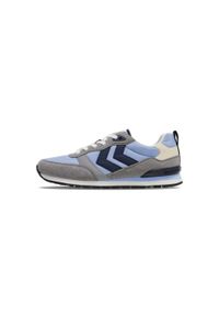 Sneakersy Hummel Monaco 86. Kolor: niebieski. Materiał: syntetyk, zamsz. Szerokość cholewki: normalna