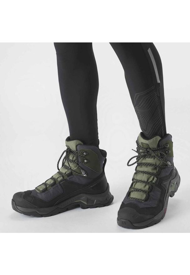 salomon - Buty trekkingowe męskie Quest Element GTX. Kolor: czarny, szary, wielokolorowy. Technologia: Gore-Tex