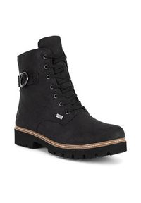 Rieker Trzewiki Z5723-00 Czarny. Kolor: czarny. Materiał: materiał #7