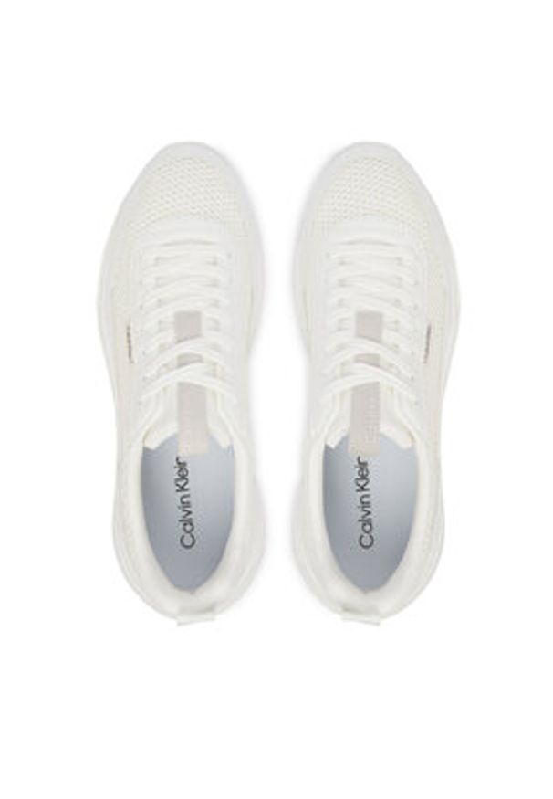 Calvin Klein Sneakersy Hike Runner Laceup Mesh HM0HM02240 Biały. Kolor: biały. Materiał: materiał