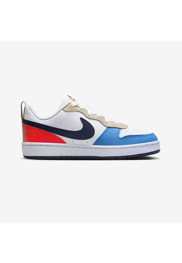 Buty Sportowe Damskie Nike Court Borough Low Recraft (GS). Okazja: na co dzień. Kolor: wielokolorowy. Szerokość cholewki: normalna. Model: Nike Court
