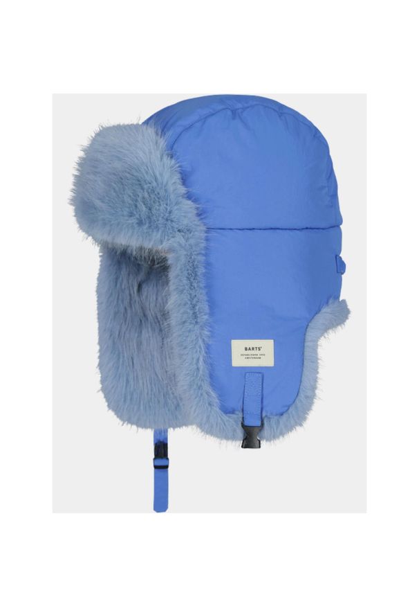 Czapka Damska Barts Hawka Bomber. Kolor: niebieski. Materiał: futro. Styl: elegancki