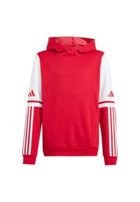 Adidas - Bluza dla dzieci adidas Squadra 25 Sweat Hoody. Kolor: czerwony, wielokolorowy, biały. Sport: piłka nożna #1
