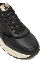Patrizia Pepe Sneakersy PPJ917.31 Czarny. Kolor: czarny. Materiał: skóra