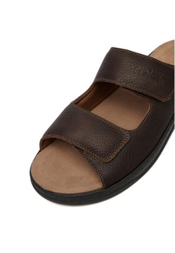 Rieker Klapki CEO-20390-24 Brązowy. Kolor: brązowy. Materiał: skóra