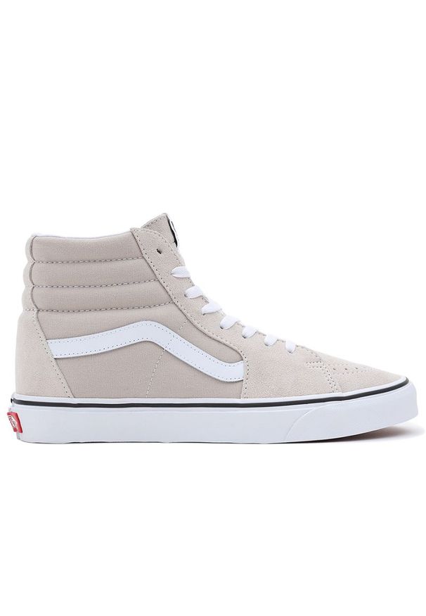 Buty Vans Color Theory Classics Sk8-Hi VN0005U9BLL1 - beżowe. Okazja: na co dzień. Kolor: beżowy. Materiał: zamsz, tkanina, guma. Szerokość cholewki: normalna. Model: Vans SK8