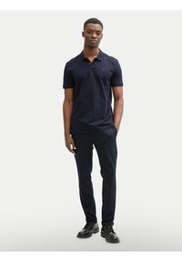 Tom Tailor Denim Polo 1045587 Granatowy Regular Fit. Typ kołnierza: polo. Kolor: niebieski. Materiał: bawełna
