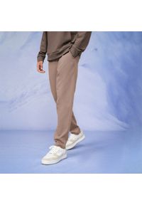 outhorn - Spodnie dresowe w prążki męskie. Materiał: dresówka. Wzór: prążki