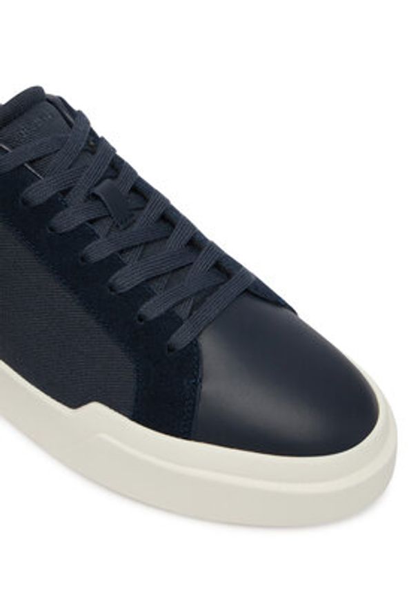 Calvin Klein Sneakersy Chunky Cupsole Laceup Cv Mix HM0HM02238 Granatowy. Kolor: niebieski. Materiał: skóra, zamsz