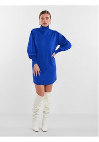 YAS Sukienka dzianinowa 26030696 Niebieski Regular Fit. Kolor: niebieski. Materiał: dzianina, wiskoza #6