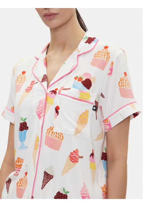 Kate Spade Piżama KSI12746 Biały Regular Fit. Kolor: biały