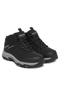 skechers - Skechers Trekkingi Trego 180005/BKCC Czarny. Kolor: czarny. Materiał: skóra #5