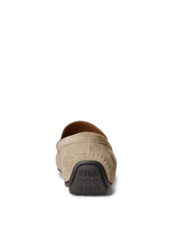 Polo Ralph Lauren Mokasyny Reynold 803893741004 Biały. Kolor: biały. Materiał: skóra, zamsz
