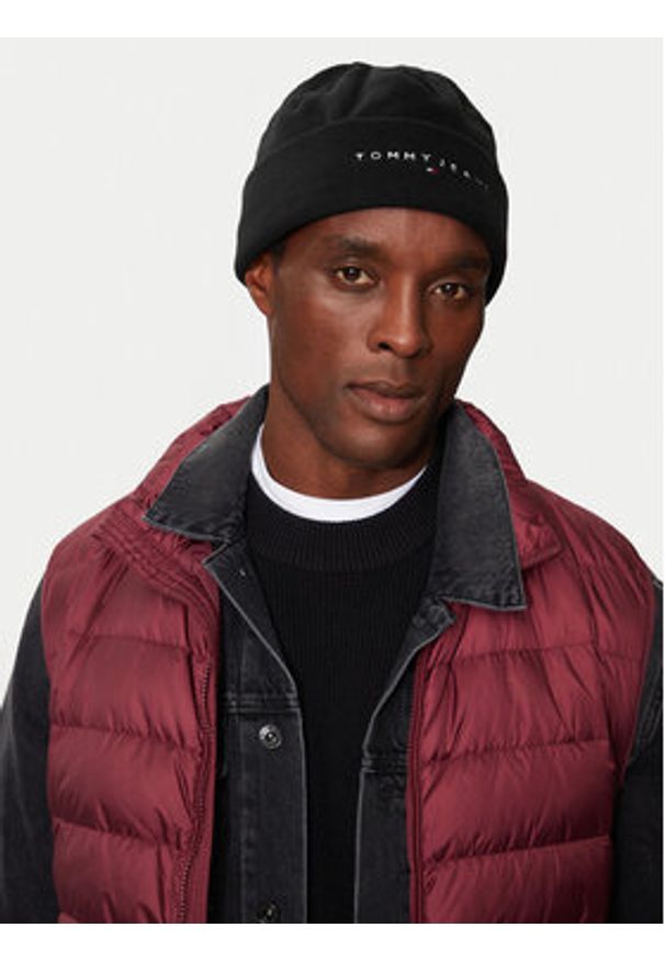 Tommy Jeans Czapka AM0AM12638 Czarny. Kolor: czarny. Materiał: poliester